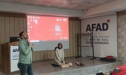 AFAD VE ACİL ÇAĞRI MERKEZİ PERSONELLERİNE TEMEL İLKYARDIM EĞİTİMİ VERİLDİ