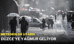 METEOROLOJİ DÜZCE'Yİ UYARDI