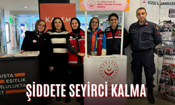 KADINA ŞİDDETLE MÜCADELE İÇİN BİR ARAYA GELDİLER