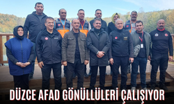 AFAD GÖNÜLLÜLERİ DÜZCE'DE