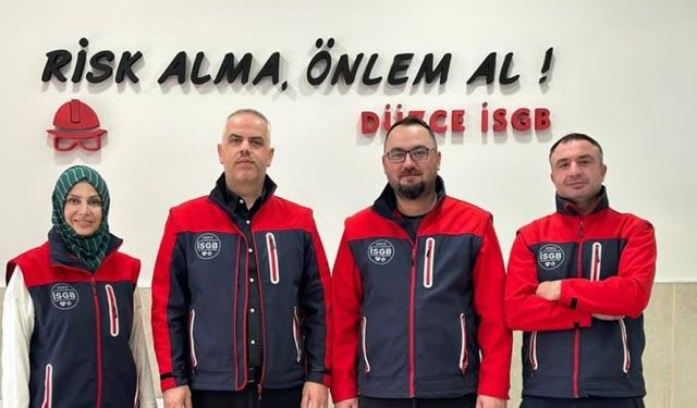DÜZCE İSGB ERASMUS PROJESİ; "OKULLARDA VE İŞYERLERİNDE İŞ SAĞLIĞI VE GÜVENLİĞİ MAKSİMUMA ÇIKARILMASI"