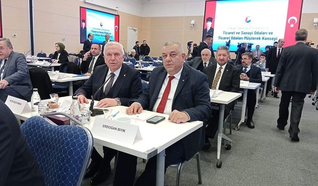 ERDOĞAN BIYIK, TOBB TİCARET VE SANAYİ ODALARI KONSEY TOPLANTISINDA