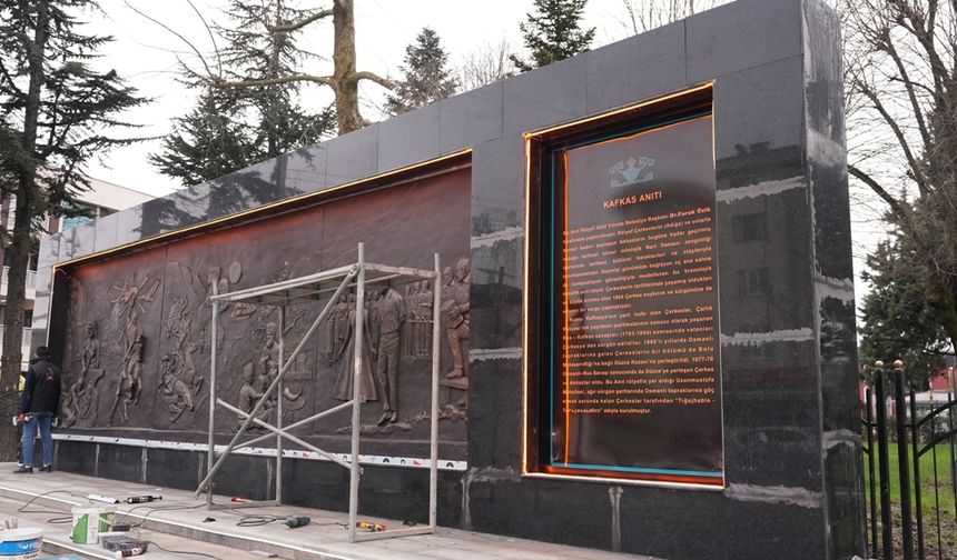 “KAFKAS ANIT RÖLYEFİ” TAMAMLANDI