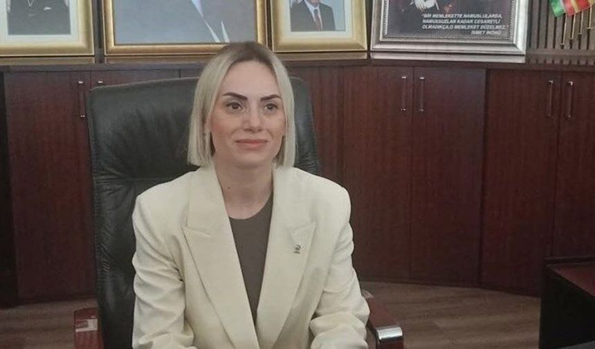 DÜZCE DE İLK KADIN BAŞKAN OLDU.