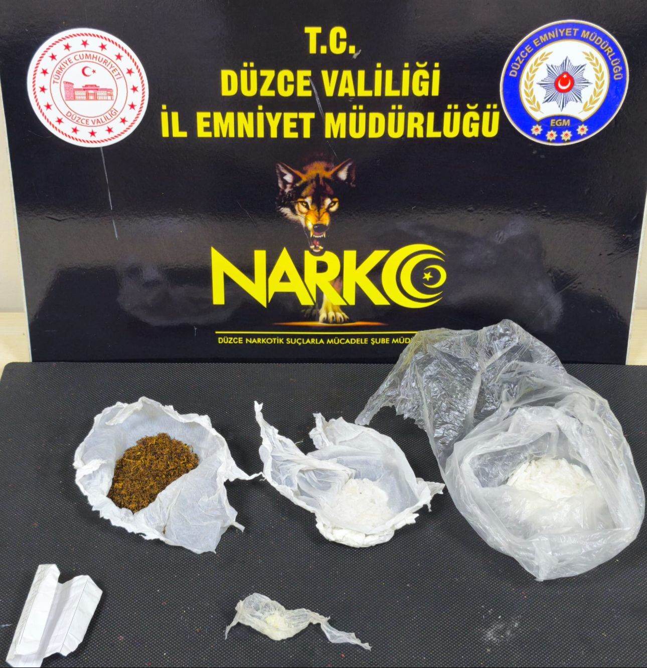 DÜZCE DE UYUŞTURUCU OPERASYONU